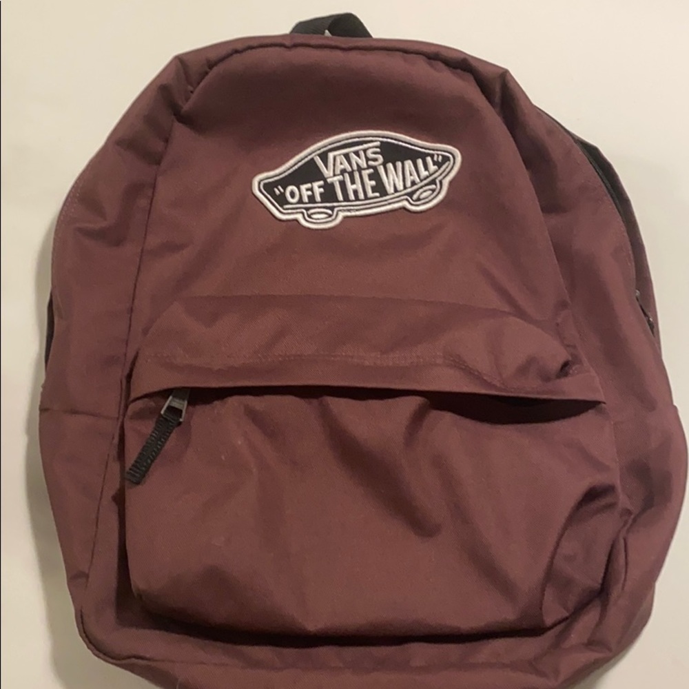 Burgundy Vans Backpack